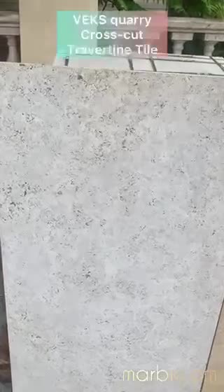 Cut-Calibrated Travertine Tiles, Classic Light Travertine
